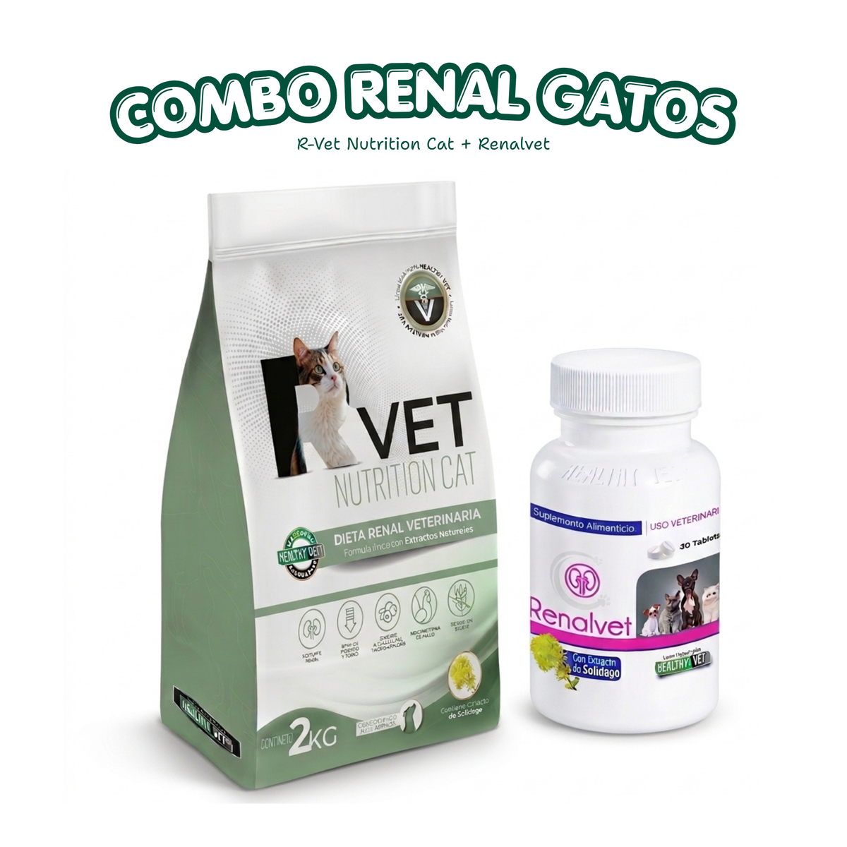 Kit Renal · Cuidado de los riñones para gatos