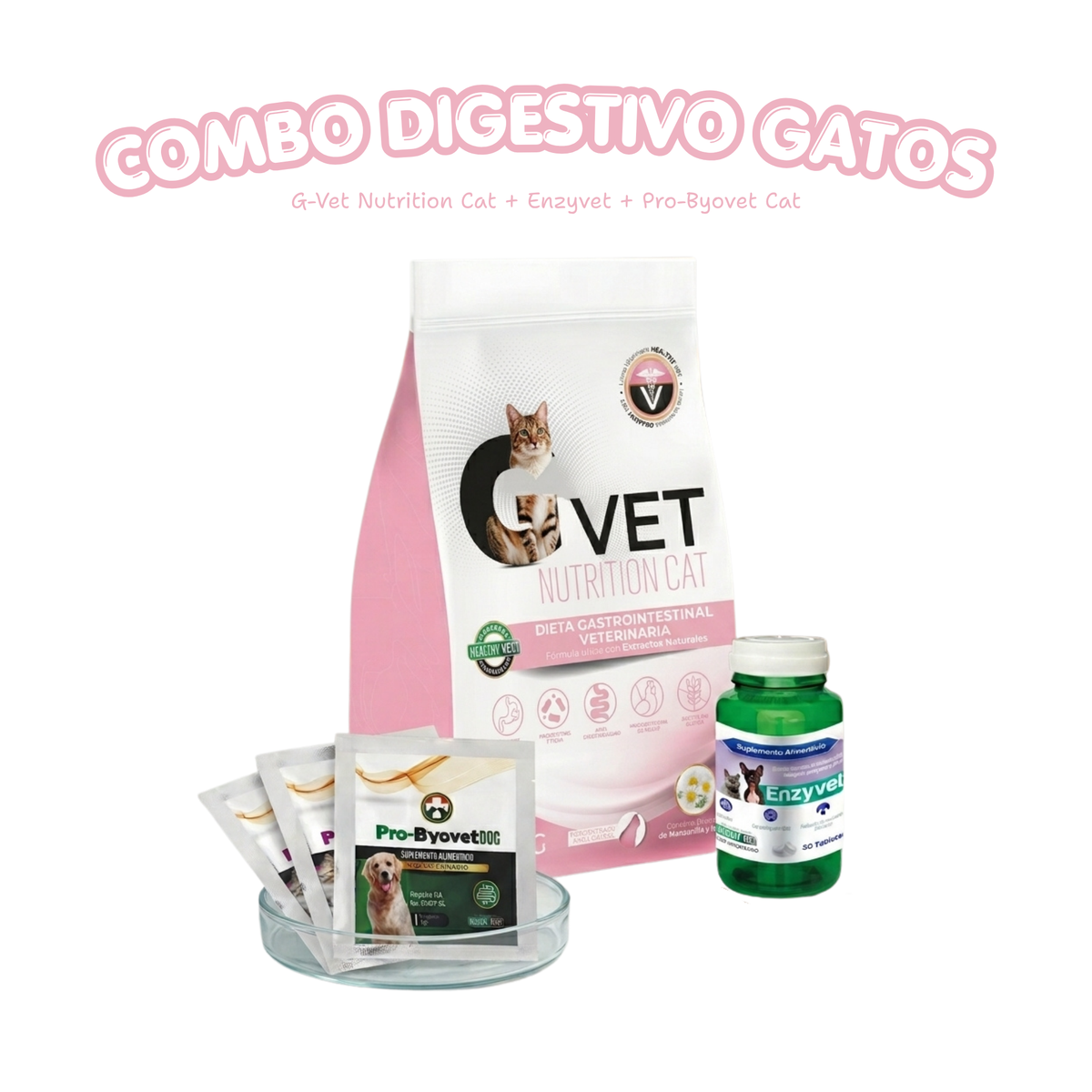 Kit Digestivo para Gatos · Digestión y flora