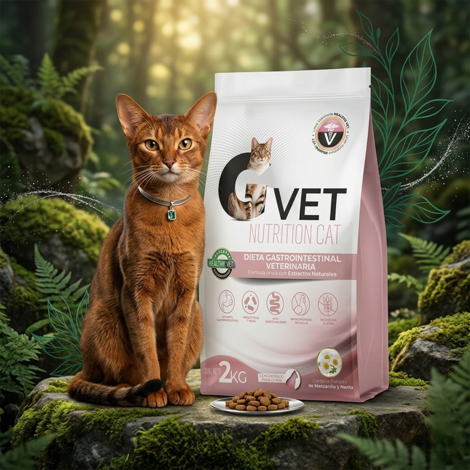 Concentrados medicados para gatos