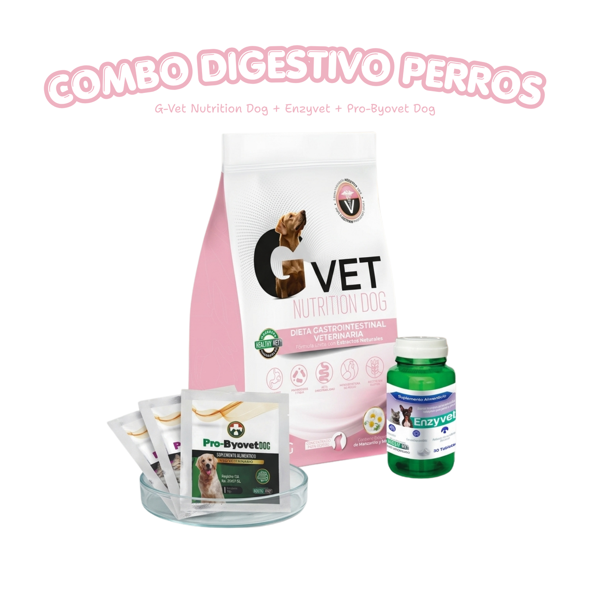 Kit Digestivo para Perros · Digestión y flora
